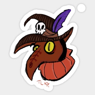 Alchemist Plague Doctor Sticker